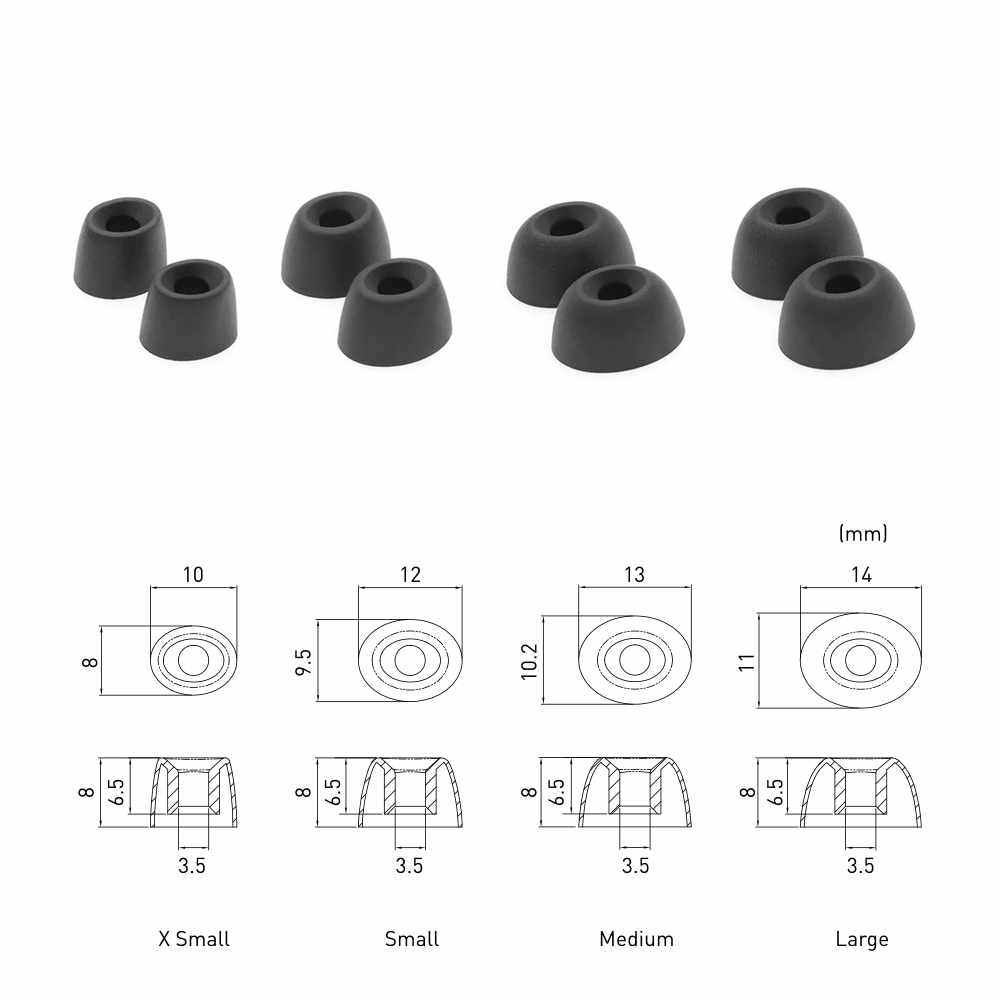 ADV. エーディーブイ Eartune Fidelity U Lサイズ イヤーピース 3ペア サイズ