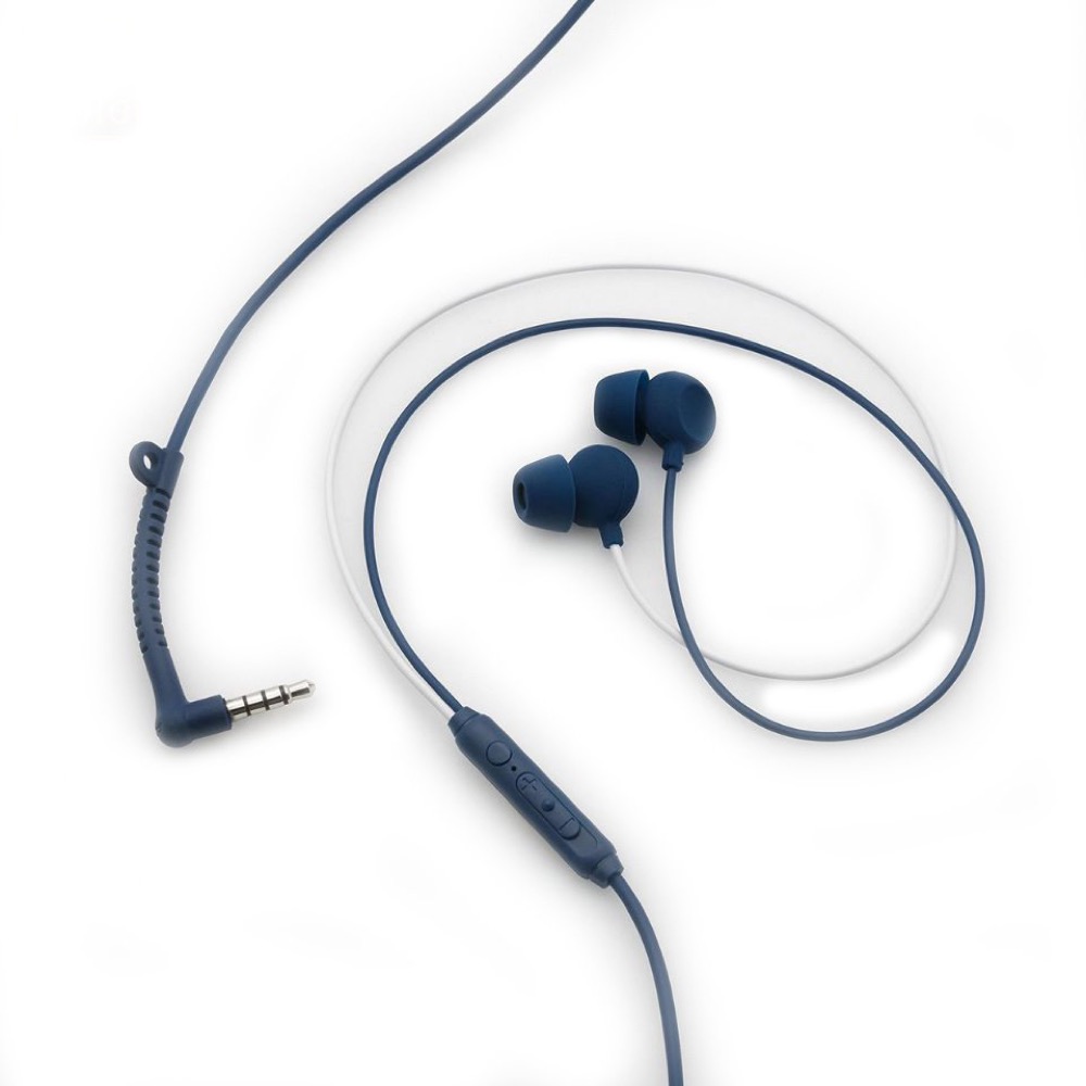 ADV. エーディーブイ Sleeper Loop Blue カナル型 イヤホンマイク 全体像