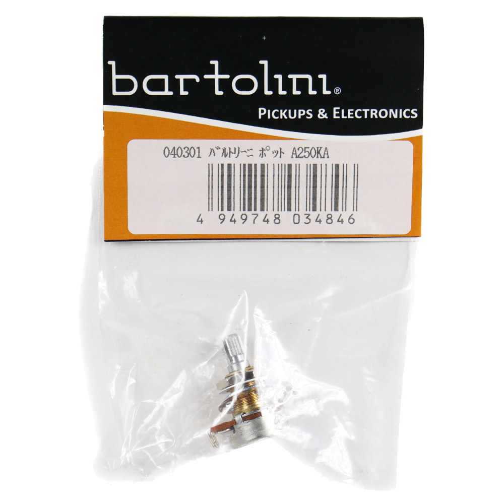 Bartolini バルトリーニ A250KA EQ(トレブル、ミドル)用ポット 250KΩ Aカーブ