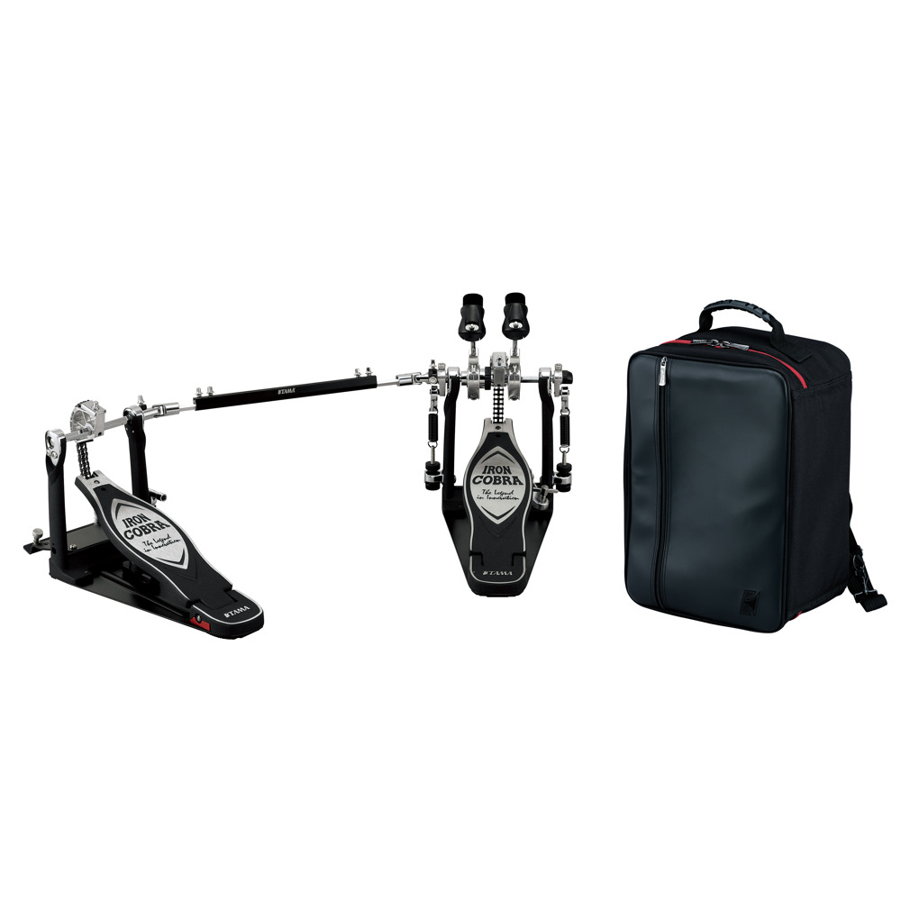 TAMA HP900RWZB Iron Cobra 900 Twin Pedal Rolling Glide ドラムツインペダル ソフトキャリングバック付き ドラムツインペダル ソフトキャリングバック付き 画像 
