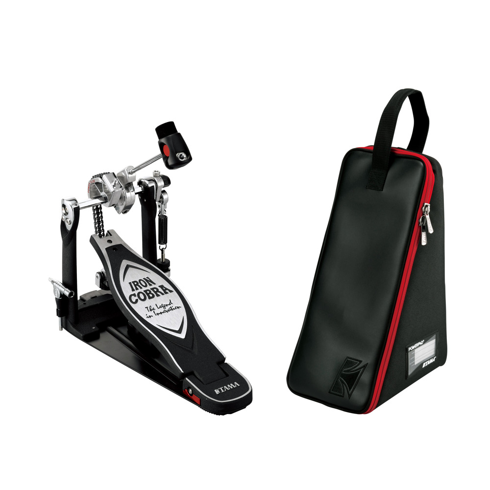 TAMA HP900PZB Iron Cobra 900 Single Pedal Power Glide ドラムペダル ソフトキャリングバック付き ドラムペダル ソフトキャリングバック付き 画像