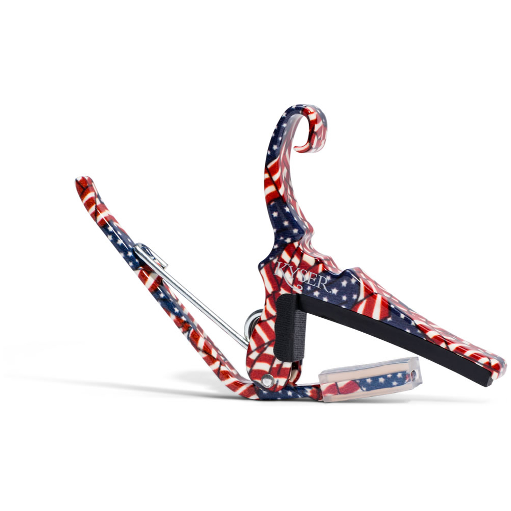 Kyser KG6FA Freedom QUICK-CHANGE CAPO 星条旗柄 フリーダム カポタスト カイザーカポ