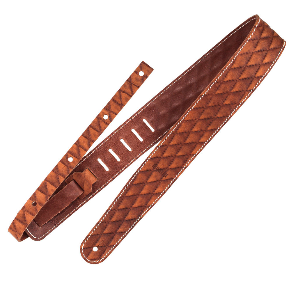 Richter Straps リヒターストラップ #1501 Raw II Contour Sew Tan ギターストラップ