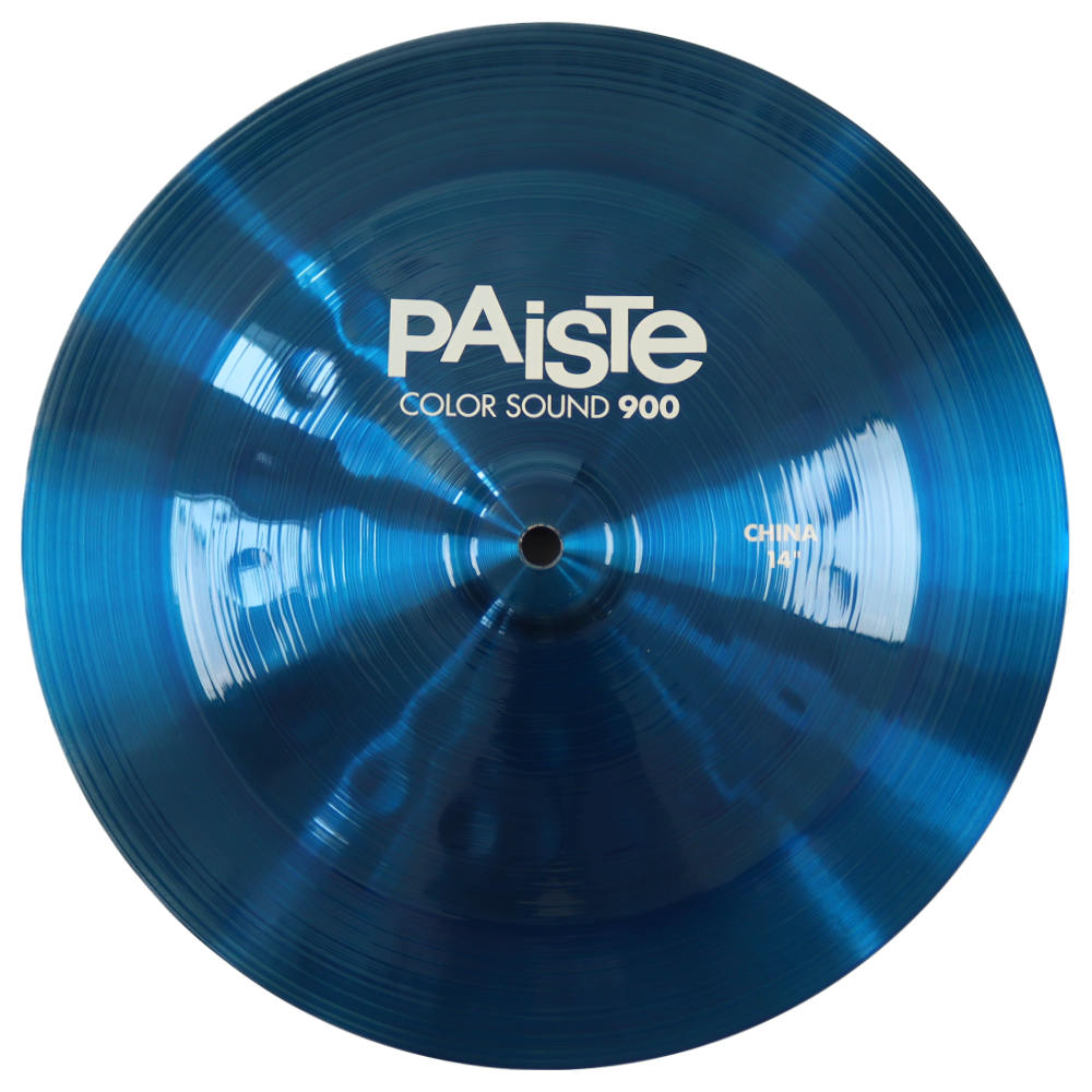 PAISTE パイステ Color Sound 900 Blue China 14インチ チャイナシンバル 本体画像 裏