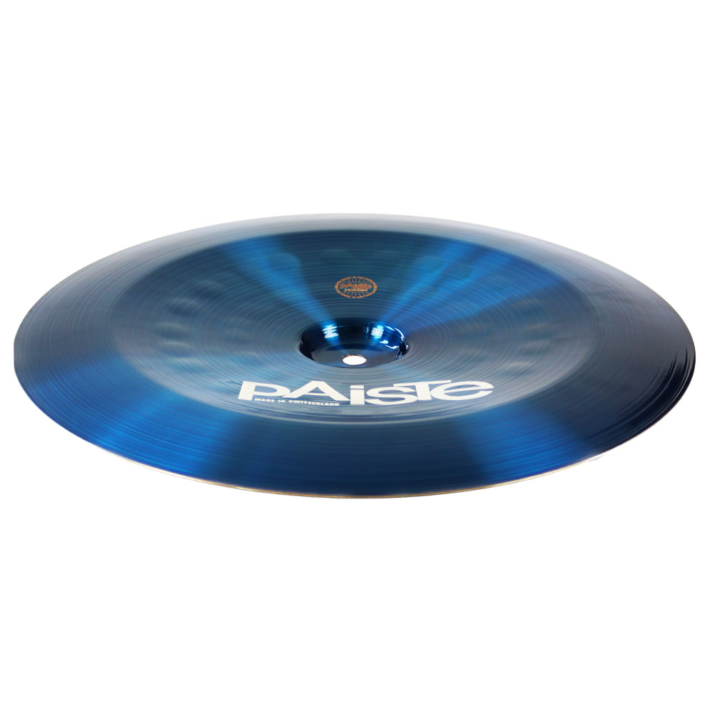 PAISTE パイステ Color Sound 900 Blue China 14インチ チャイナシンバル 本体画像 斜め
