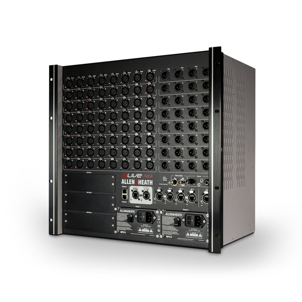 Allen & Heath アレンアンドヒース dLive-DM64 dLive S class用ミックスラック R→L側画像