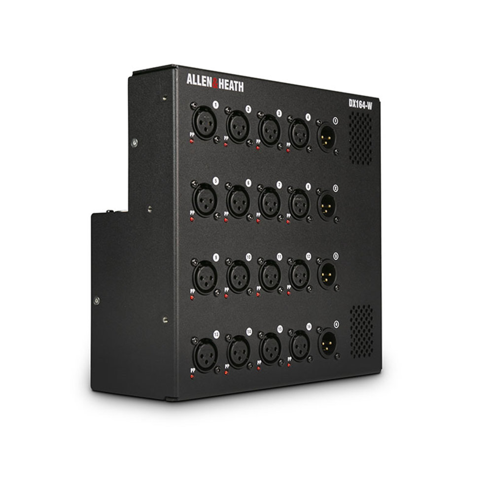 Allen & Heath アレンアンドヒース DX164-W 入出力拡張ユニット L→R正面