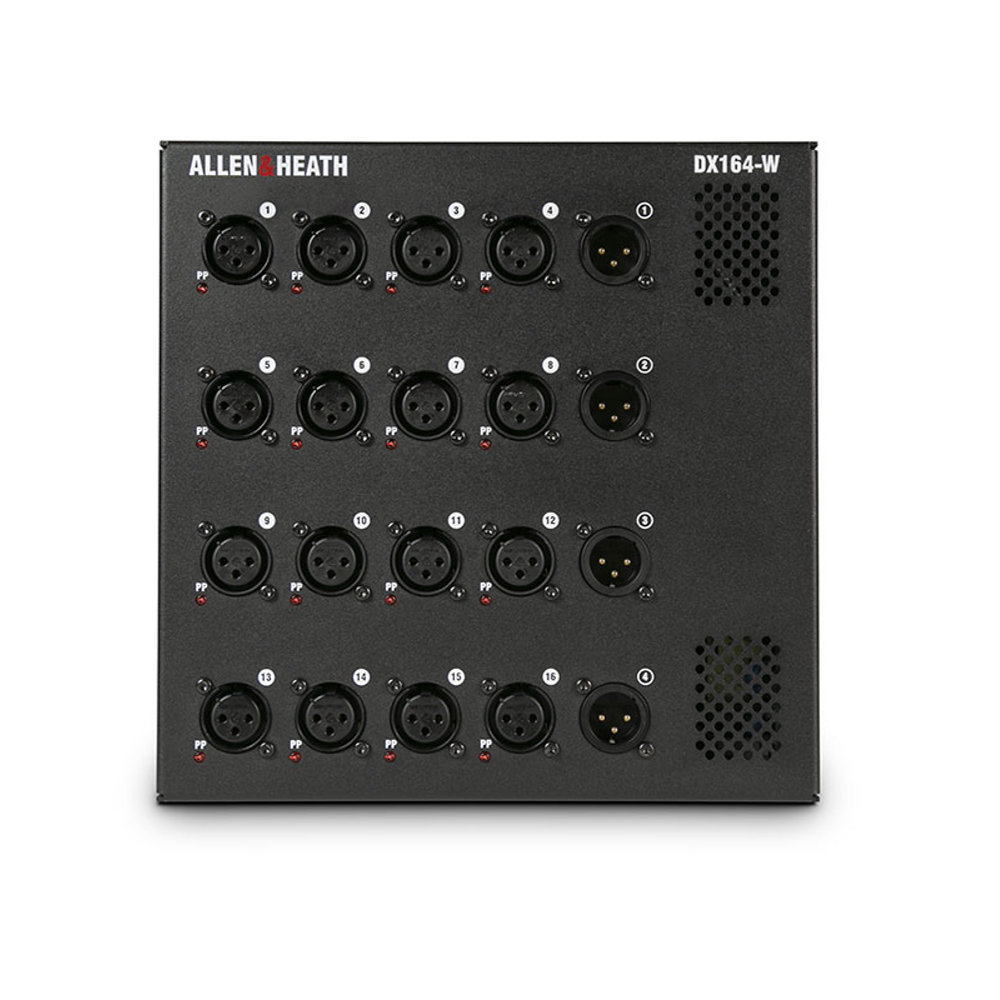 Allen & Heath アレンアンドヒース DX164-W 入出力拡張ユニット 正面画像