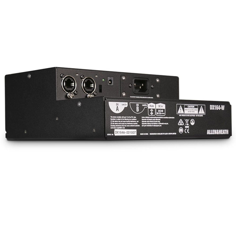 Allen & Heath アレンアンドヒース DX164-W 入出力拡張ユニット 側面画像
