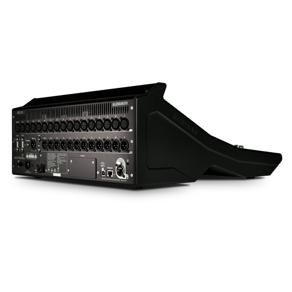 Allen & Heath アレンアンドヒース SQ-5 デジタルミキサー リアパネル、サイド