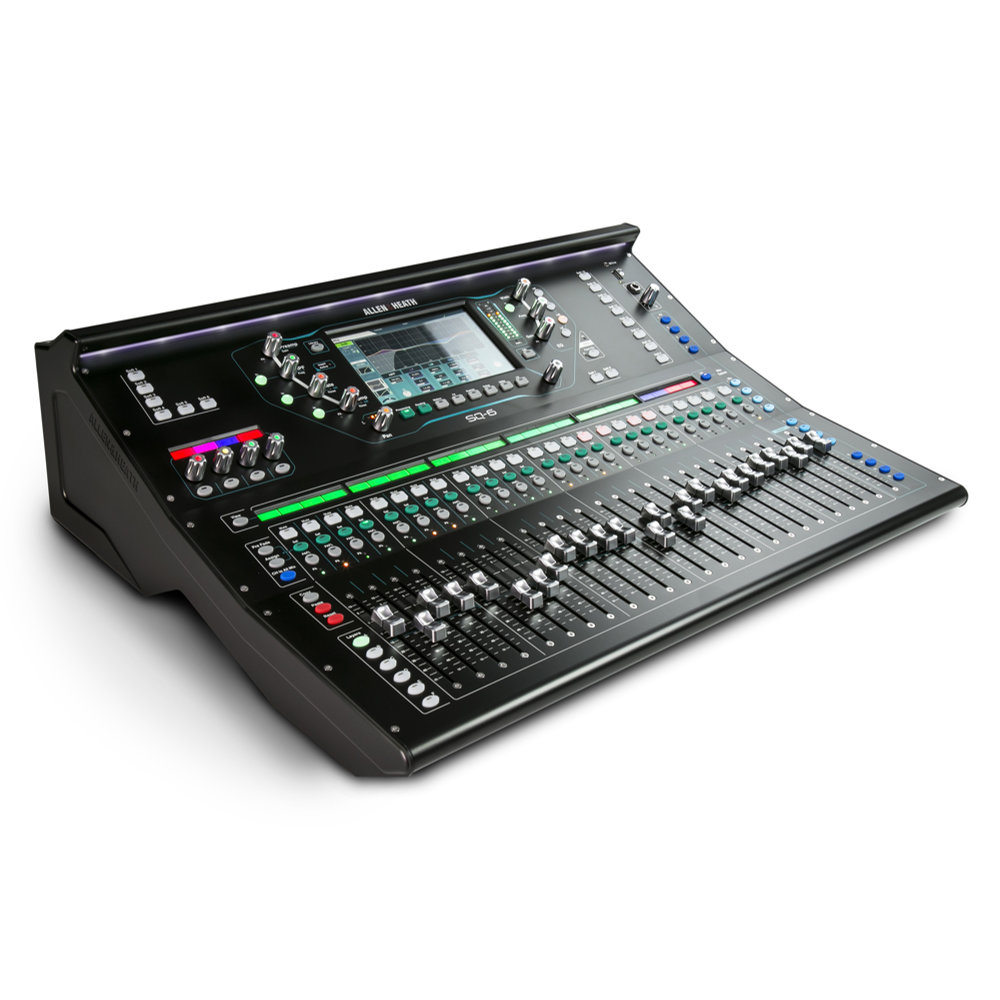 Allen & Heath アレンアンドヒース SQ-6 デジタルミキサー フロントパネルL→R