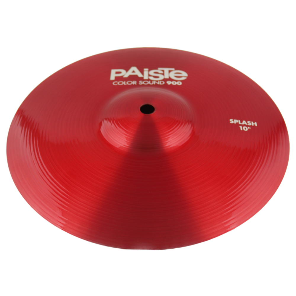 PAISTE パイステ Color Sound 900 Red Splash 10インチ スプラッシュシンバル 本体画像