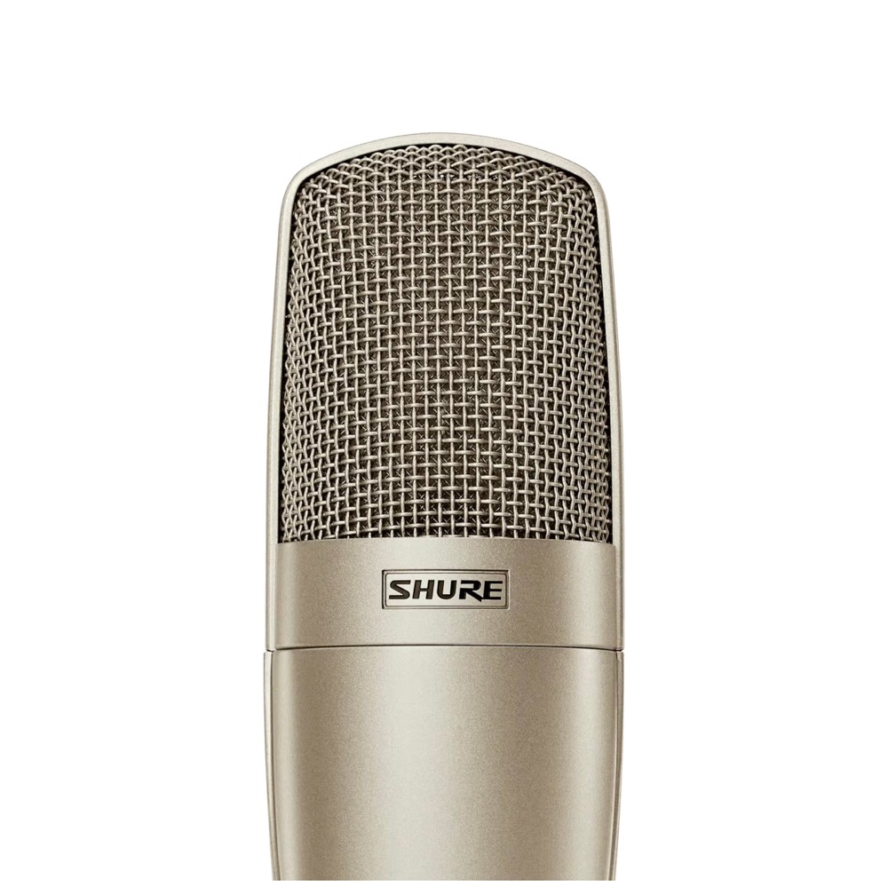 SHURE シュア KSM32/SL-X コンデンサー型マイクロホン シャンパンゴールド グリル画像