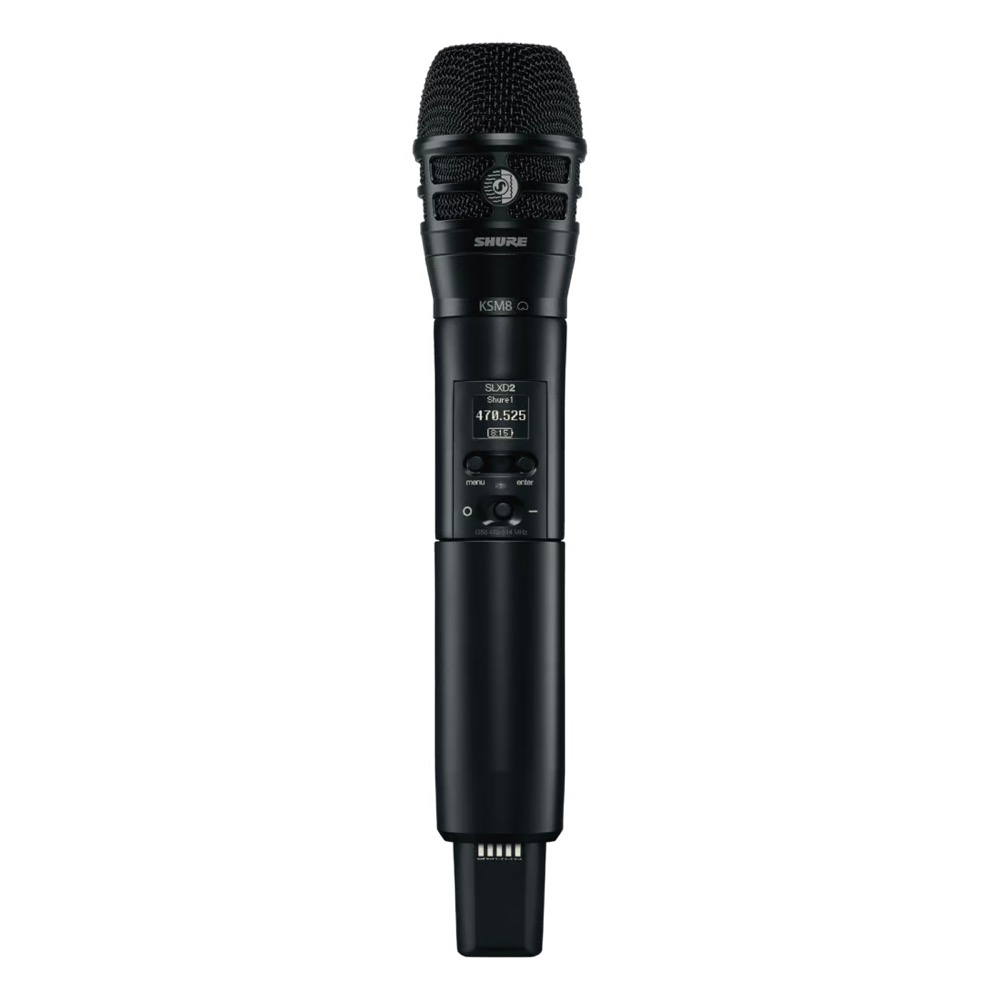SHURE シュア SLXD24J/K8B-JB ボーカル用ワイヤレスシステム B帯 ハンドヘルド型送信機 シングル受信機 ハンドヘルド送信機画像