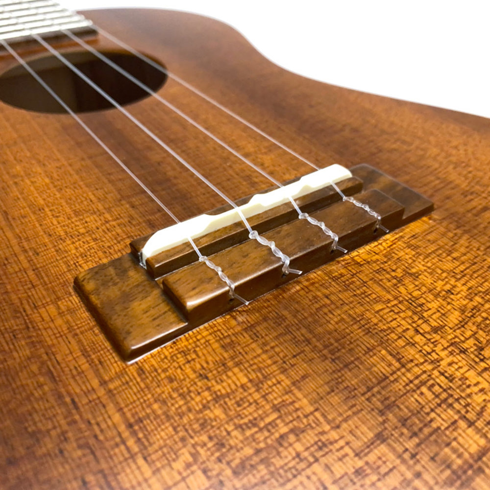 Famous フェイマス FT-1G テナーウクレレ マホガニーボディー ボディトップ、ブリッジ