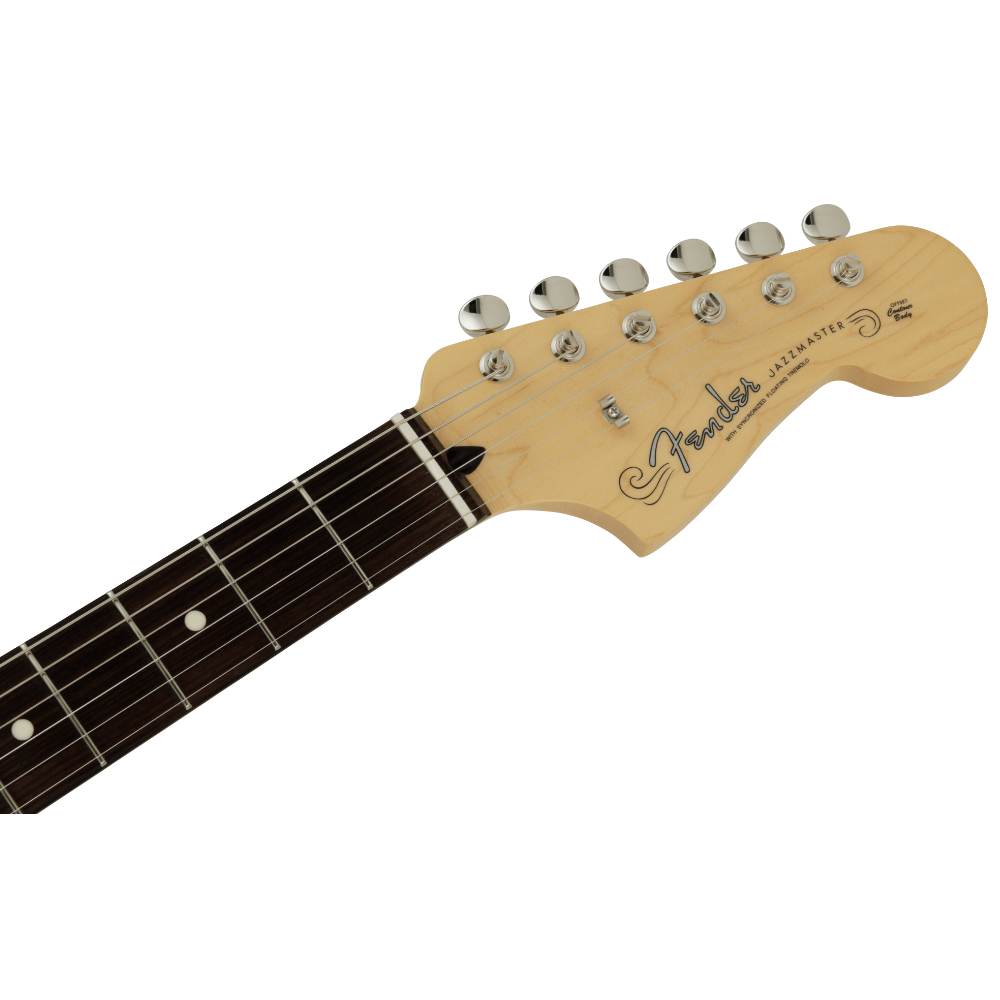 Fender フェンダー Made in Japan Limited Adjusto-Matic Jazzmaster HH Rosewood Fingerboard Teal Green Metallic エレキギター ジャズマスター ネック画像
