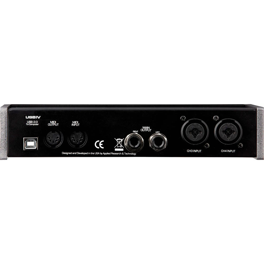 ART エーアールティー USB IV USBオーディオインターフェイス 4入力 リアパネル