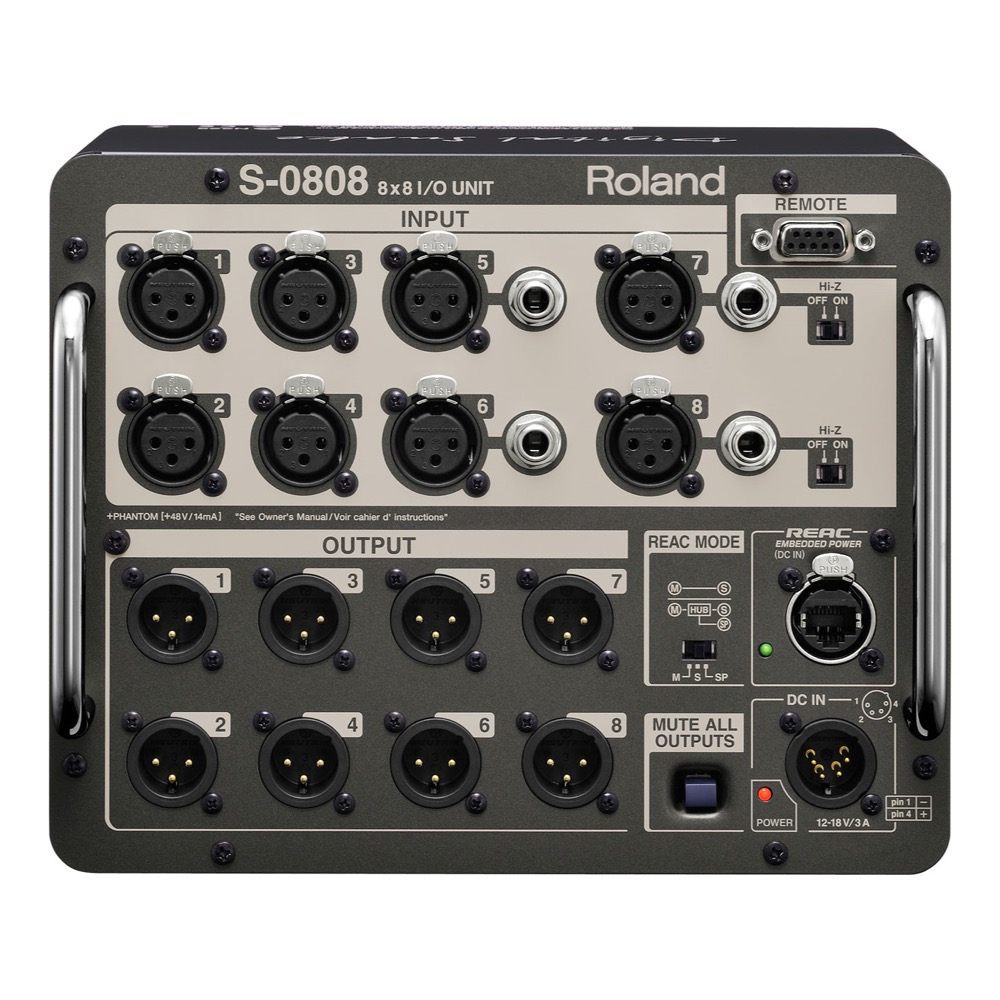 ROLAND ローランド S-0808 Digital Snake 8x8 I/Oユニット