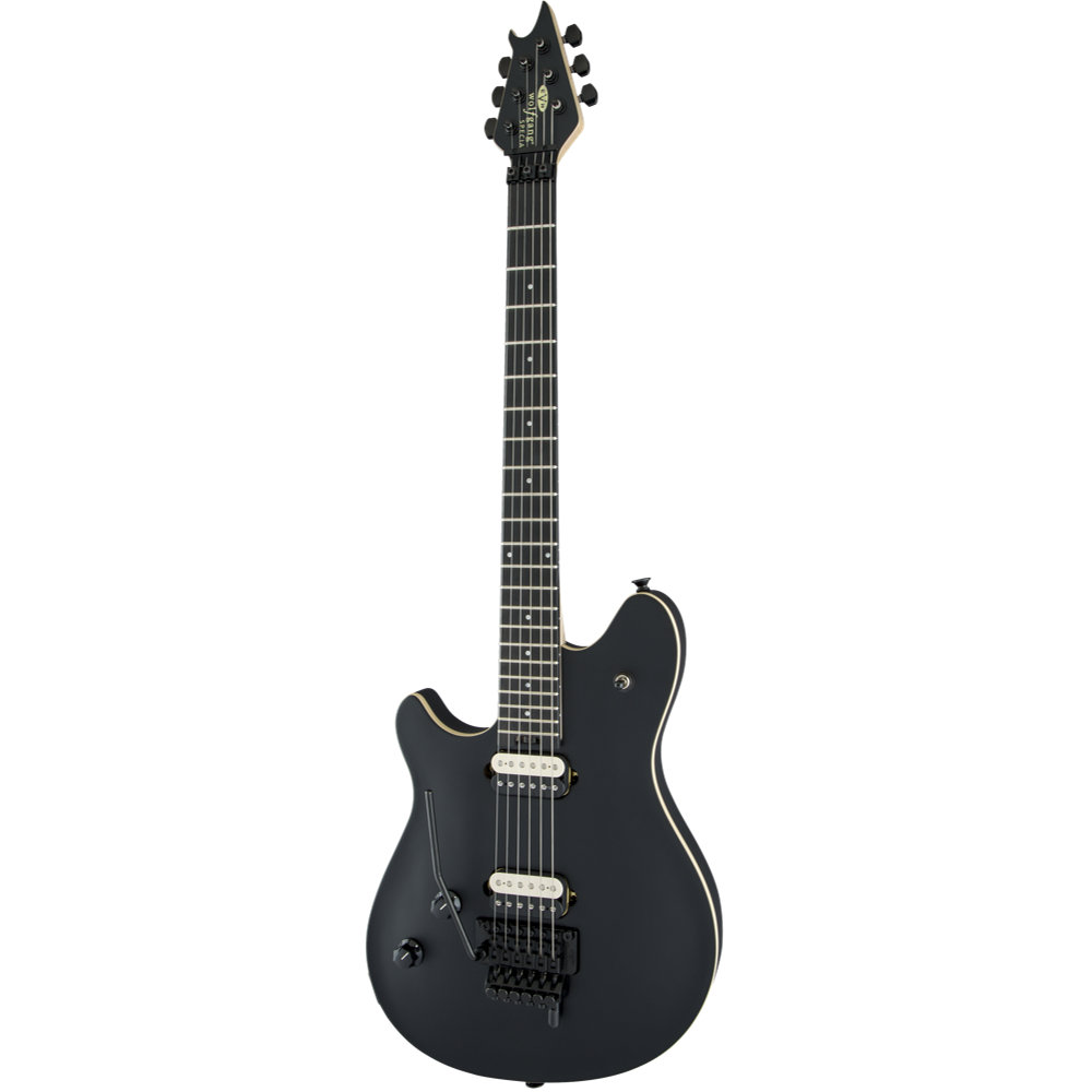 EVH イーブイエイチ Wolfgang Special LH， Ebony Fingerboard， Stealth Black エレキギター 右サイドかラボsディトップ