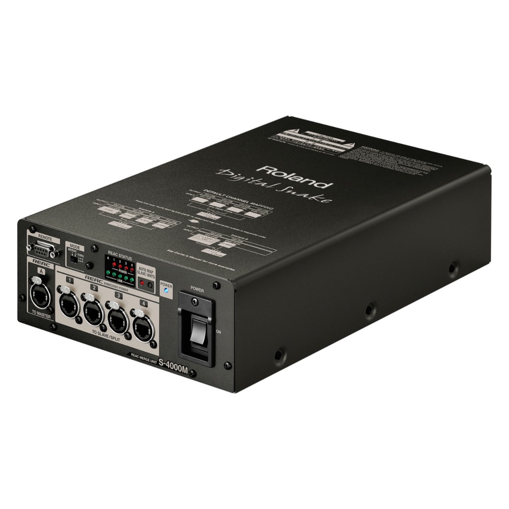 ROLAND ローランド S-4000M Digital Snake REAC マージユニット 斜めアングル画像