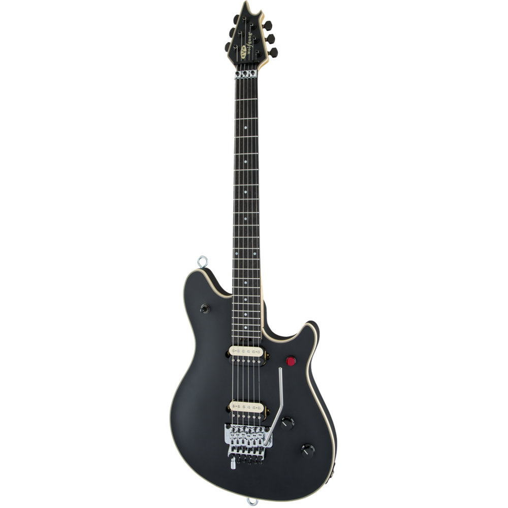 EVH イーブイエイチ Wolfgang USA Edward Van Halen Signature Ebony Fingerboard Stealth エレキギター R側サイドからボディトップ