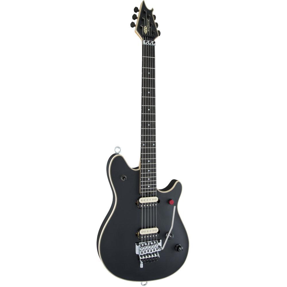 EVH イーブイエイチ Wolfgang USA Edward Van Halen Signature Ebony Fingerboard Stealth エレキギター L側サイドからボディトップ