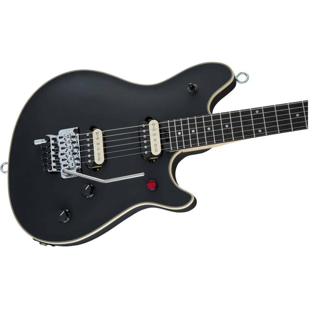 EVH イーブイエイチ Wolfgang USA Edward Van Halen Signature Ebony Fingerboard Stealth エレキギター ネックジョイント、カッタウェイ側