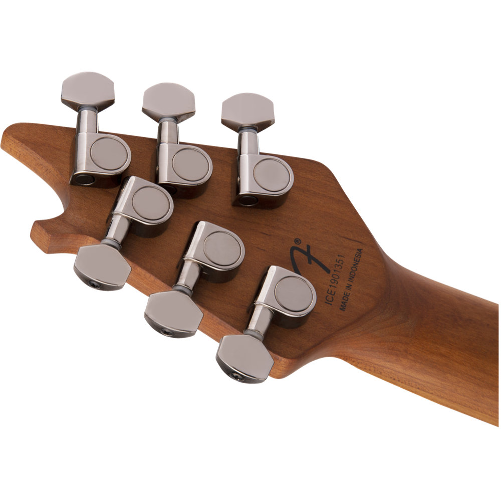 EVH イーブイエイチ Wolfgang WG Standard QM， Baked Maple Fingerboard， Transparent Amber エレキギター ヘッド裏