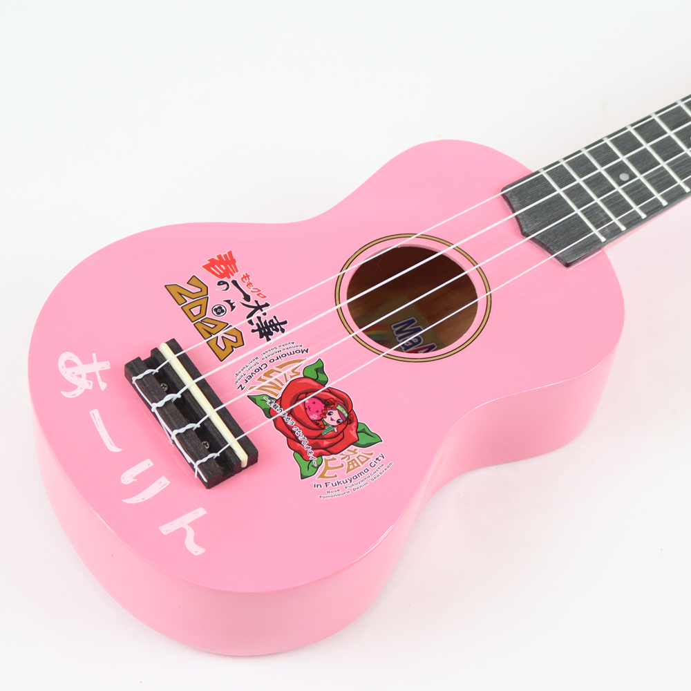 MaAmAa ももクロ ソプラノウクレレ MR1N あーりん 「ももクロ春の一大事2023 in 福山市」イベントコラボ製品 ボディ画像