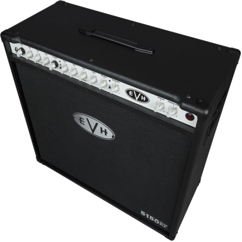 EVH イーブイエイチ 5150III 2x12 50W 6L6 Combo， Black ギターアンプ コンボ トッ天板から正面