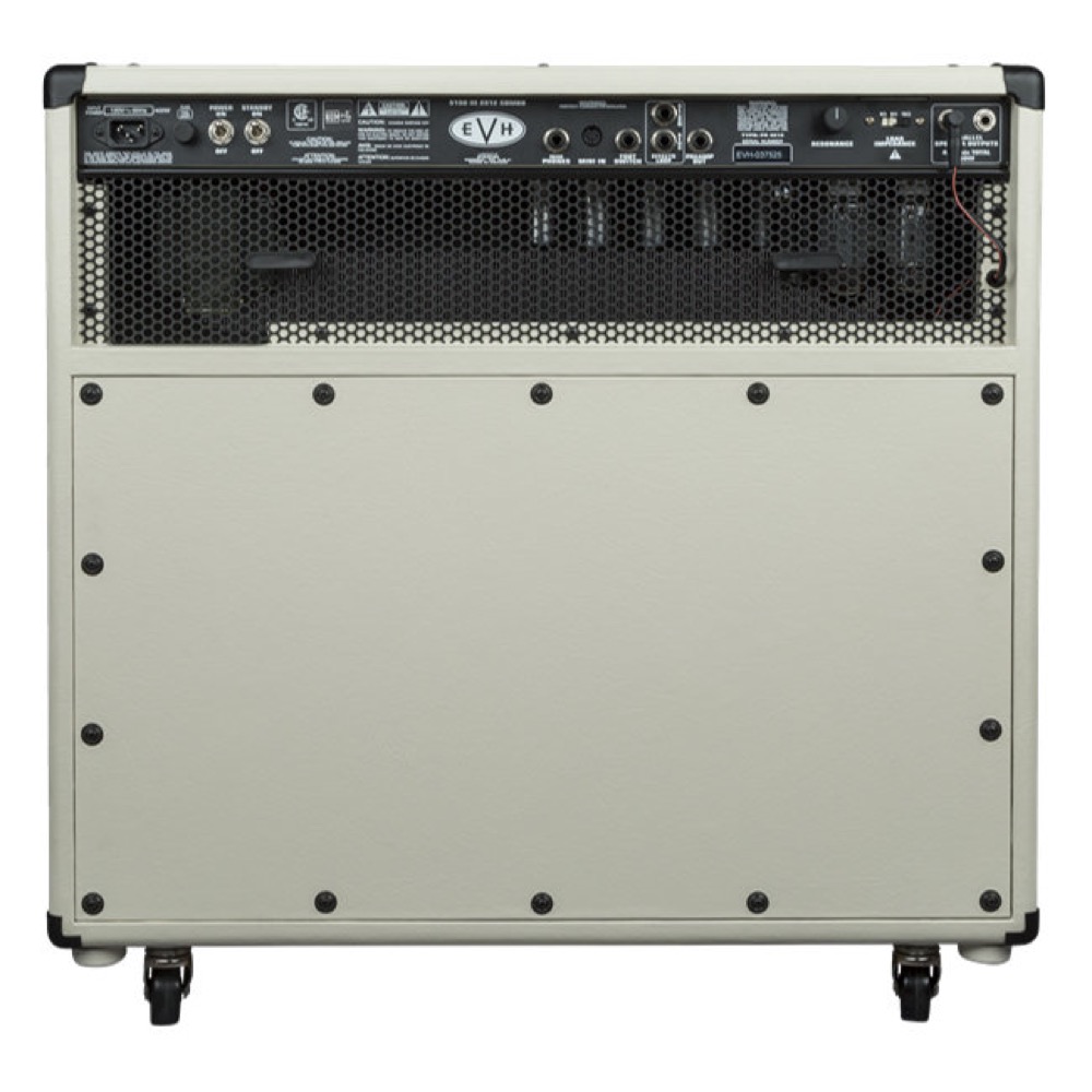 EVH イーブイエイチ 5150III 2x12 50W 6L6 Combo， Ivory ギターアンプ コンボ バックパネル