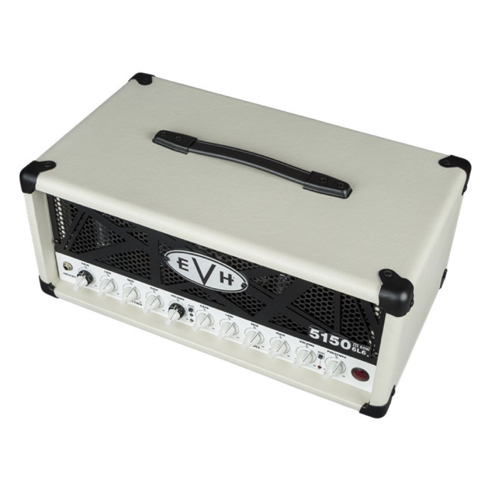 EVH イーブイエイチ 5150III 50W 6L6 Head, Ivory ギターアンプヘッド 天板ハンドルからフロント