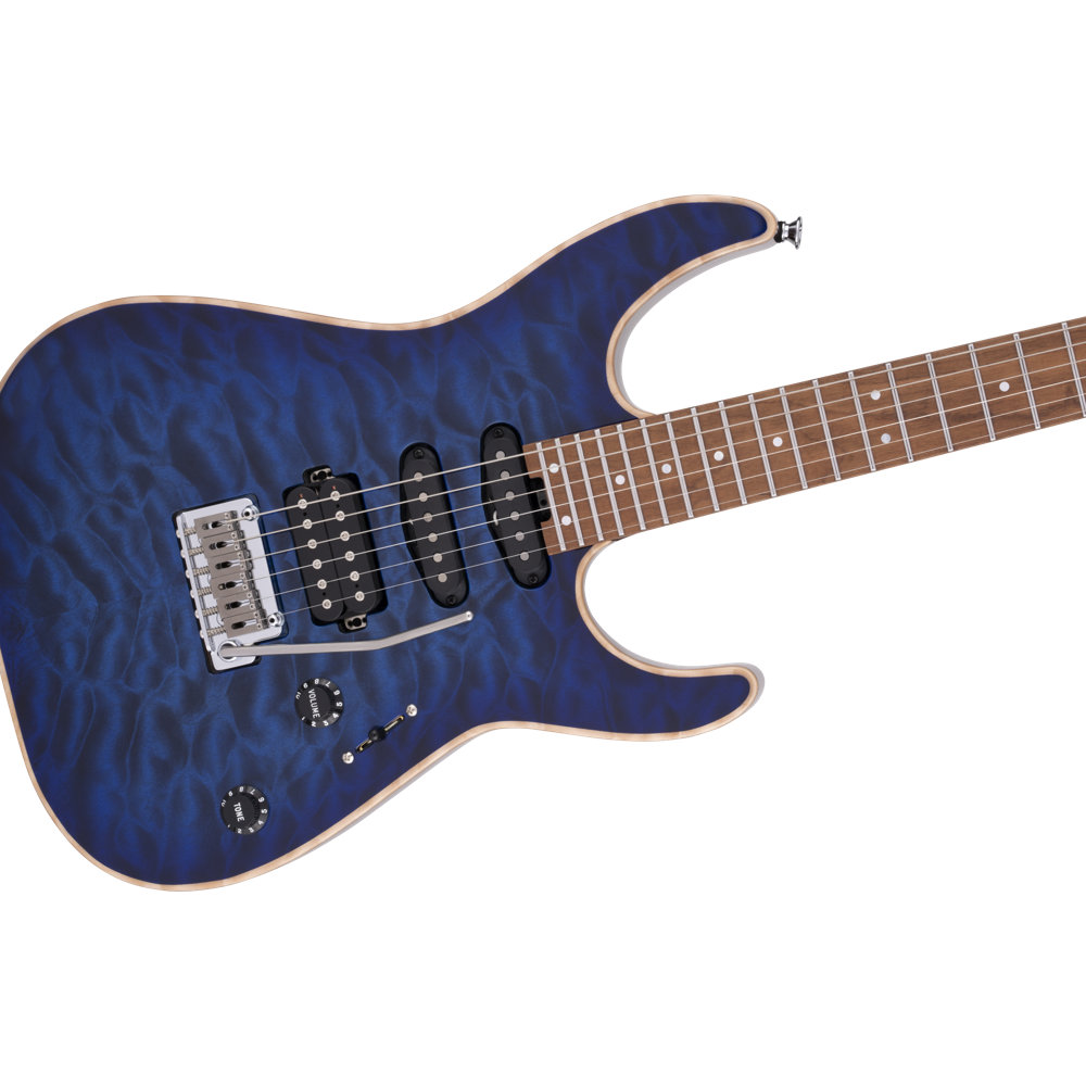 Charvel シャーベル USA Select DK24 HSS 2PT CM QM Caramelized Maple Fingerboard Blue エレキギター