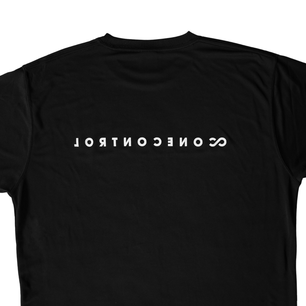 One Control ワンコントロール ロゴロングTシャツ ブラック 長袖 Lサイズ 背面画像