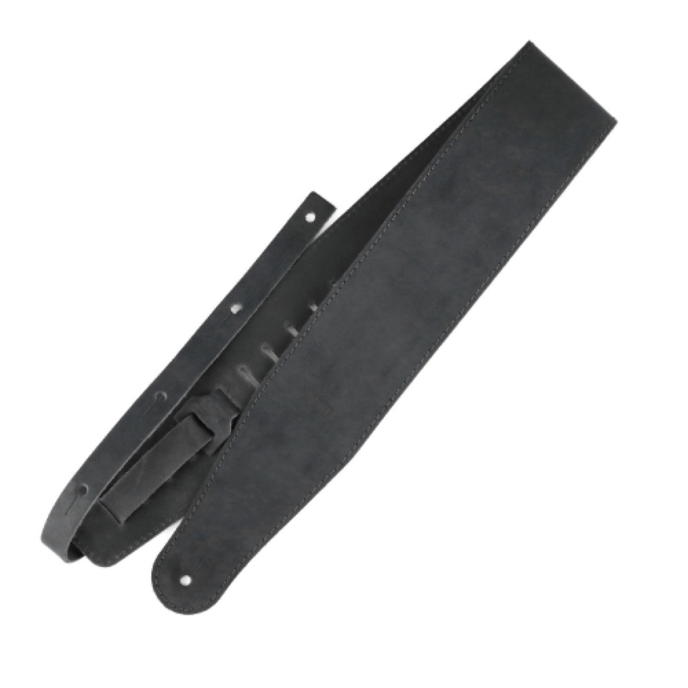 Richter Straps リヒターストラップ #1557 RAW III CONTOUR WAXY SUEDE BLACK ギターストラップ