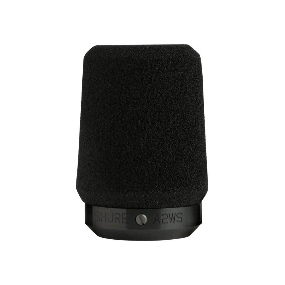 SHURE シュア A2WS-BLK マイクロホン用ウインドスクリーン ブラック