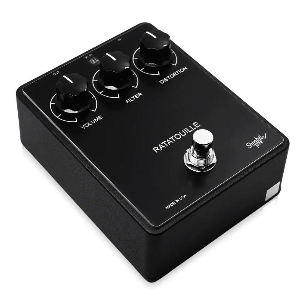 Shnobel Tone シュノベルトーン Ratatouille Distortion ディストーション ギターエフェクター 本体斜画像