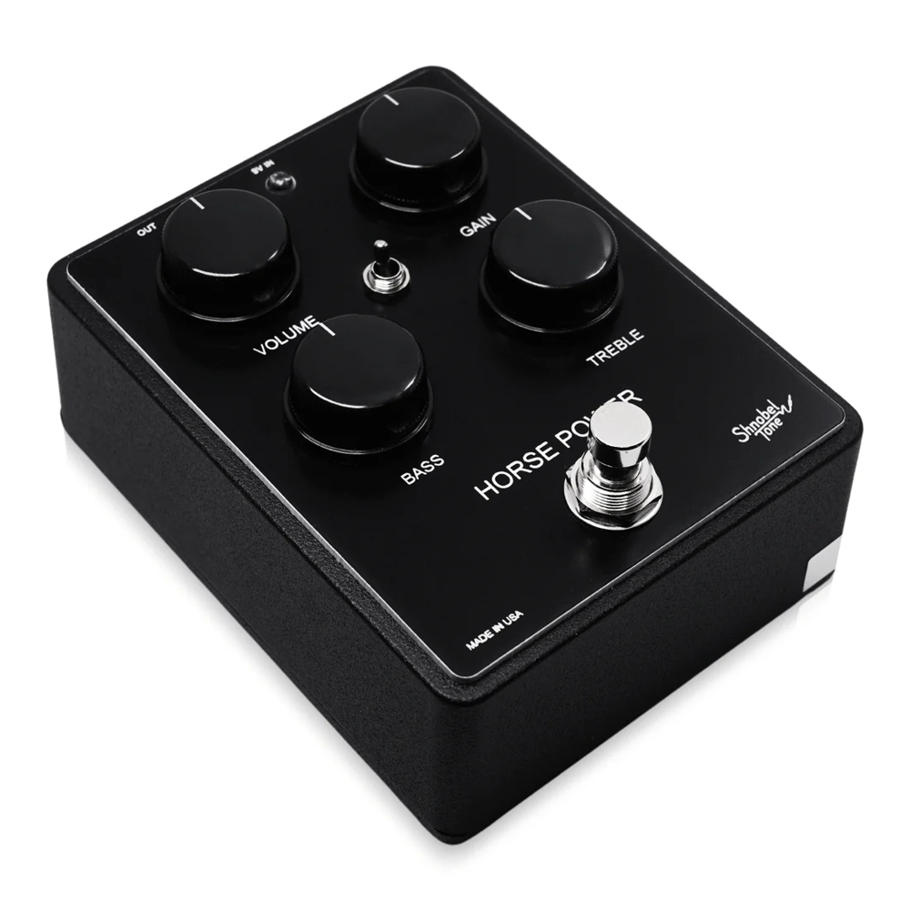 Shnobel Tone シュノベルトーン Horse Power Overdrive オーバードライブ ギターエフェクター 本体斜画像