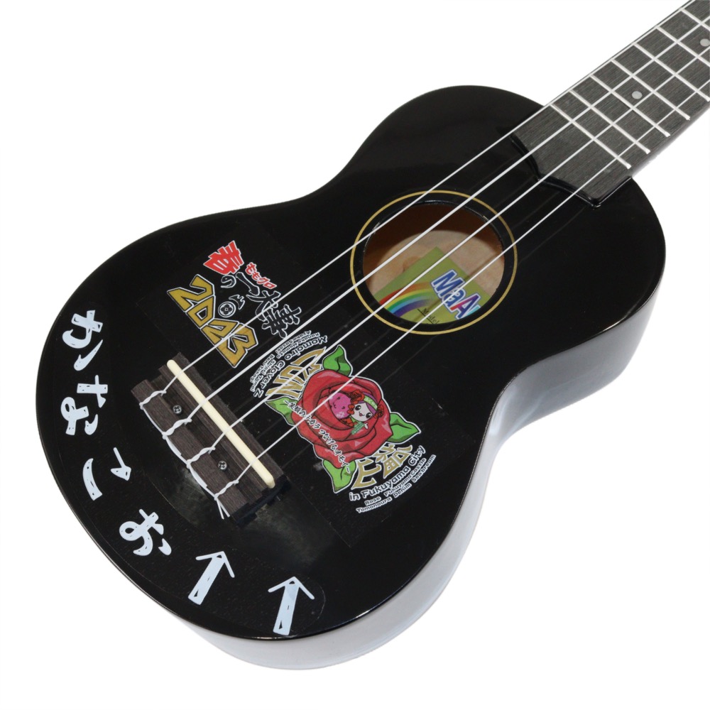 MaAmAa ももクロ ソプラノウクレレ MR1N BLK かなこぉ↑↑ 「ももクロ春の一大事2023 in 福山市」イベントコラボ製品 詳細画像