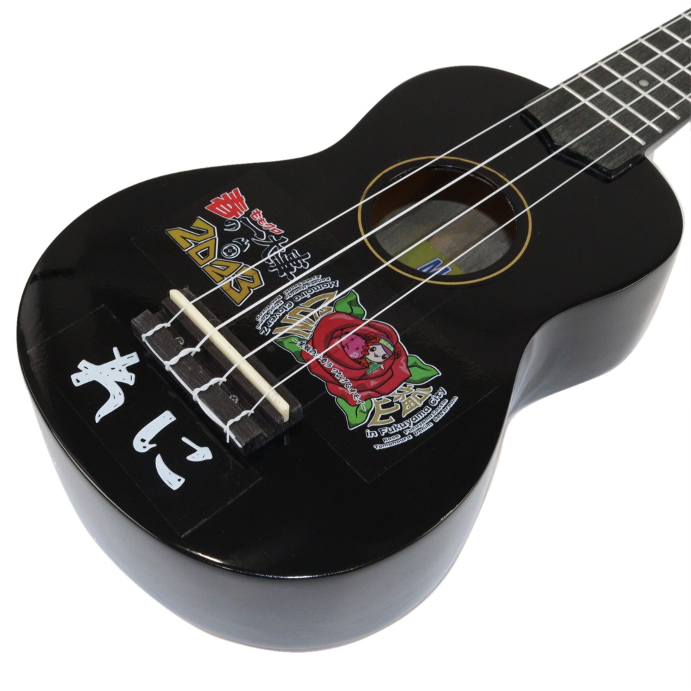 MaAmAa ももクロ ソプラノウクレレ MR1N BLK れに 「ももクロ春の一大事2023 in 福山市」イベントコラボ製品 詳細画像