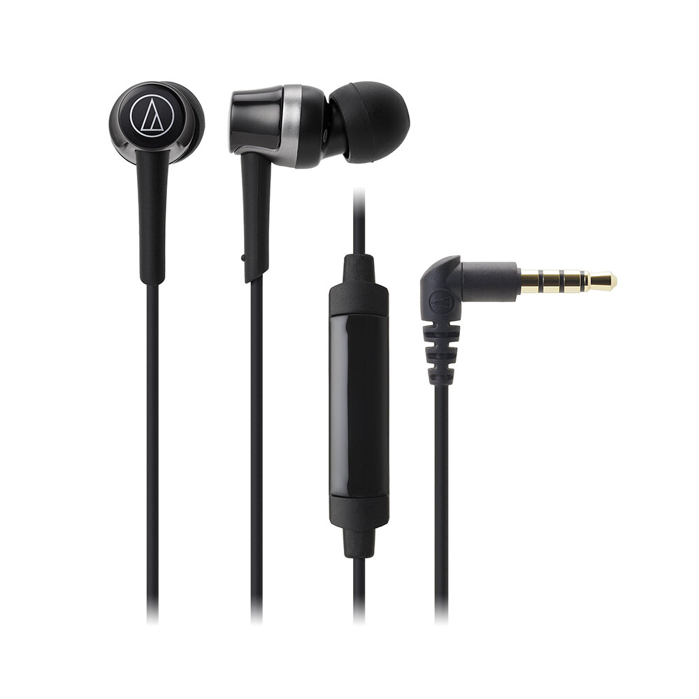 AUDIO-TECHNICA オーディオテクニカ ATH-CKR30iS BK スマートフォン用インナーイヤーヘッドホン