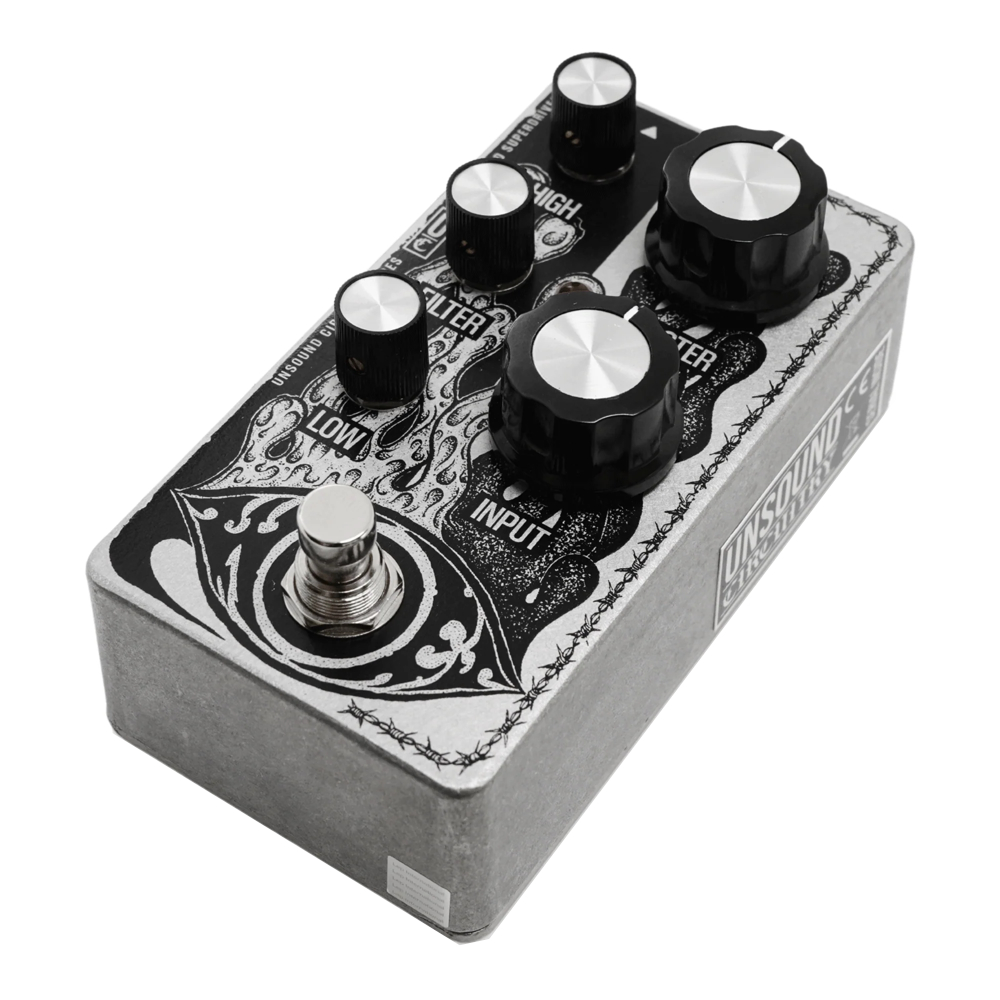 Unsound Circuitry アンサウンドサーキタリー WOES オーバードライブ ギターエフェクター 本体横画像