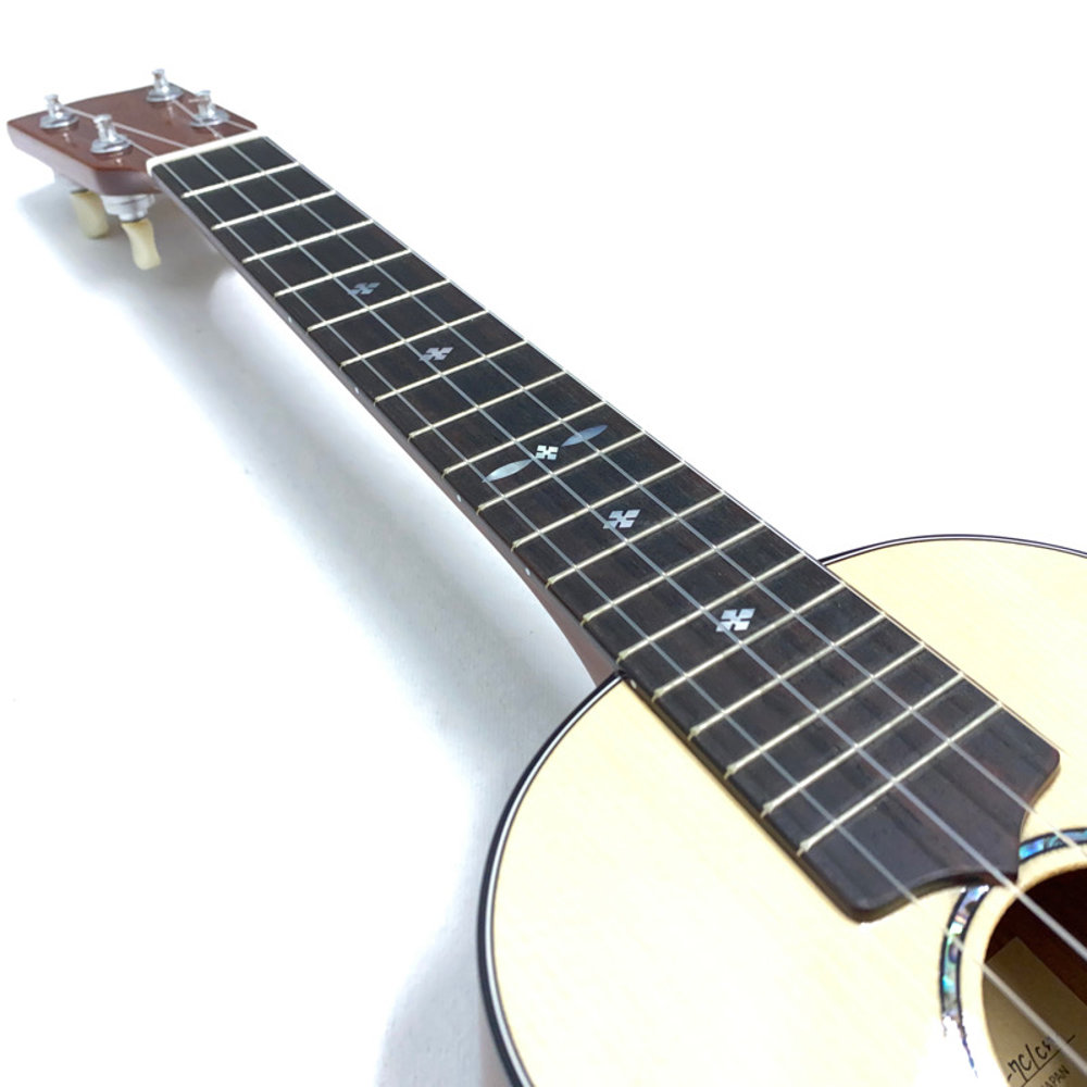 Luna ルナ MV-7C cst コンサートウクレレ 和材 花梨(カリン)/蝦夷松(エゾマツ)採用 ネック