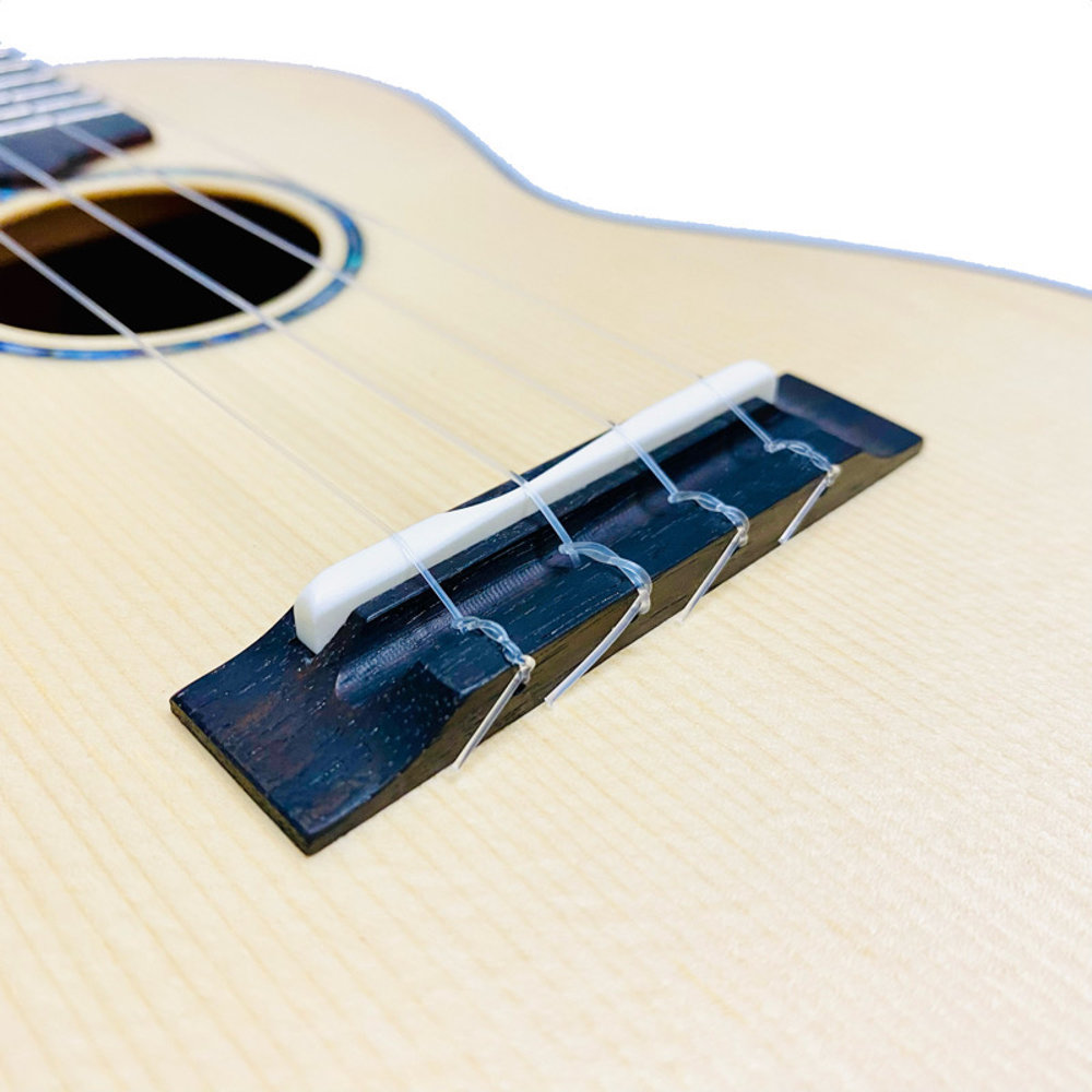 Luna ルナ MV-7C cst コンサートウクレレ 和材 花梨(カリン)/蝦夷松(エゾマツ)採用 ボディトップ、ブリッジ