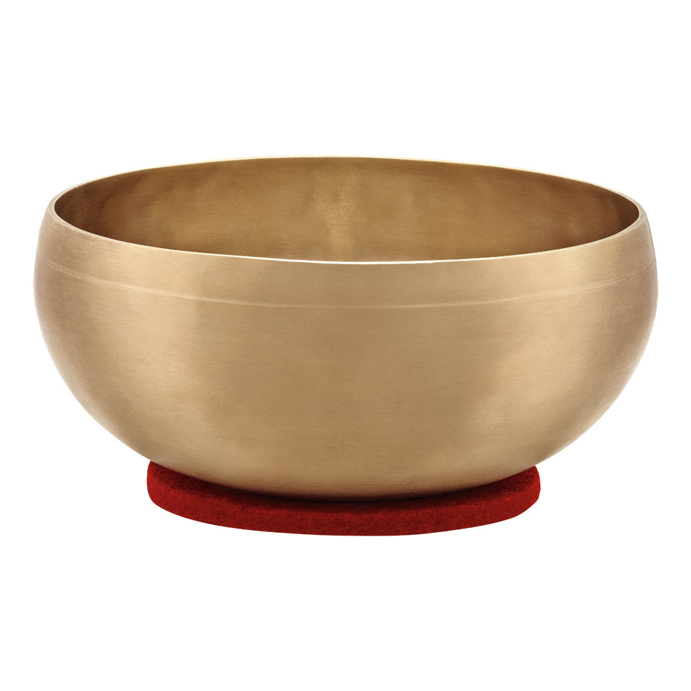 MEINL マイネル SB-FR-16 Singing Bowl Felt Ring シンギングボウル用フェルトリング シンギングボウルを乗せた状態