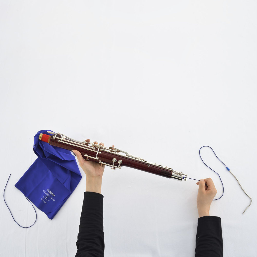 YAMAHA ヤマハ CLSFG3OT ファゴット用クリーニングスワブ FG ワンピースタイプ テナージョイントとダブルジョイントを1枚で両方に使用可能