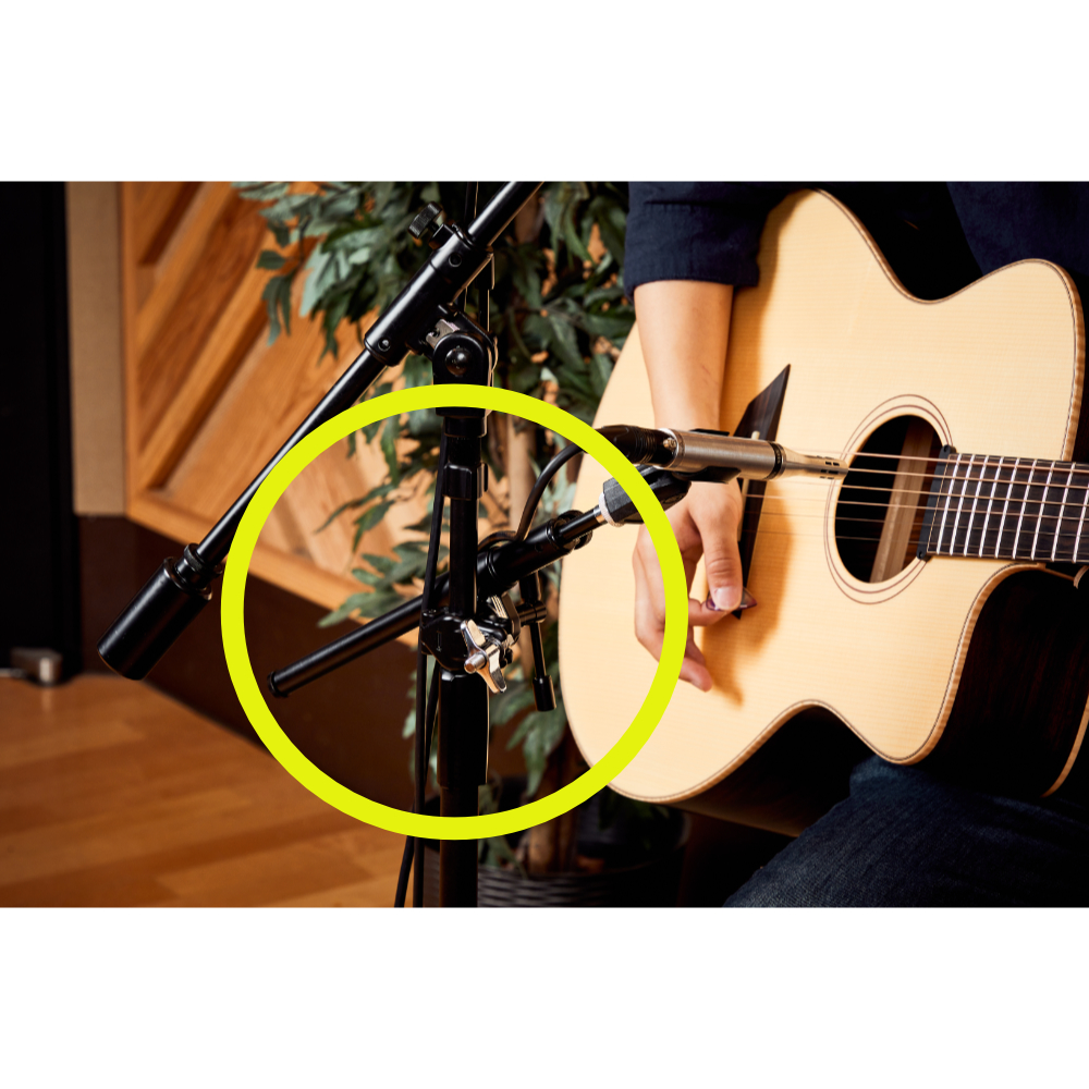 TAMA タマ MSCA734BK マイクロフォン専用アタッチメント ブームアーム 使用例画像5