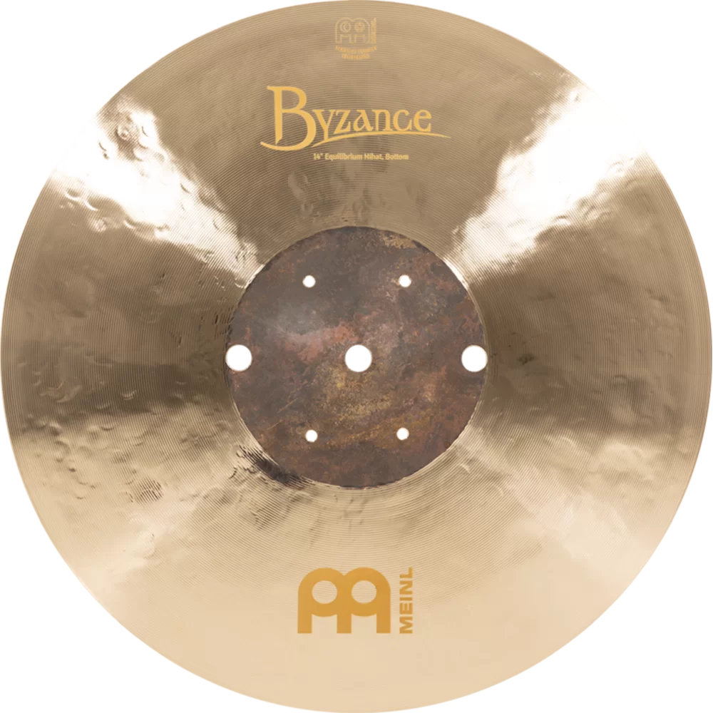 MEINL マイネル B14EQH 14” Byzance Vintage Matt Garstka’s signature cymbal Equilibrium HiHat ハイハット トップ&ボトム ボトム表