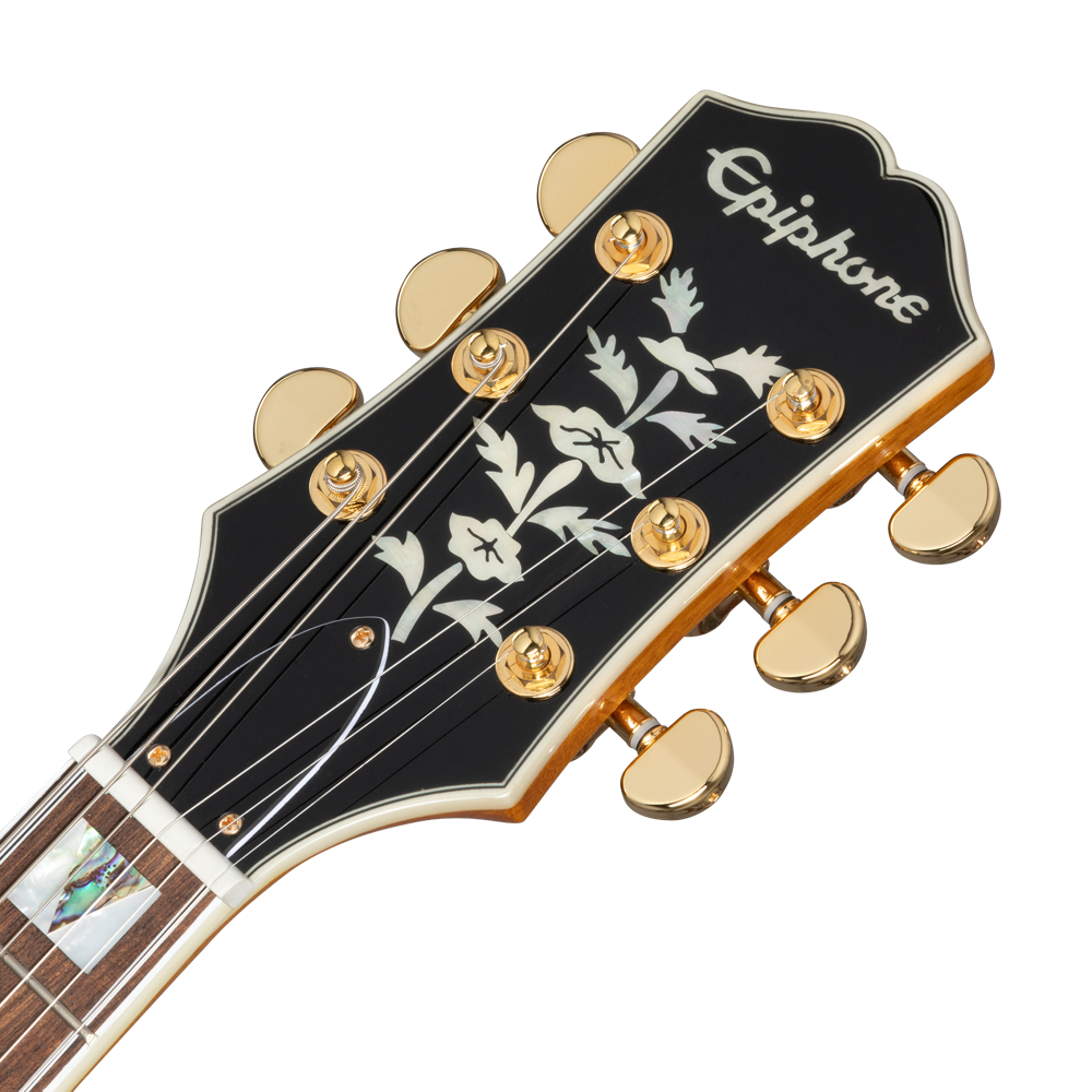 Epiphone エピフォン Sheraton Natural エレキギター ヘッド画像