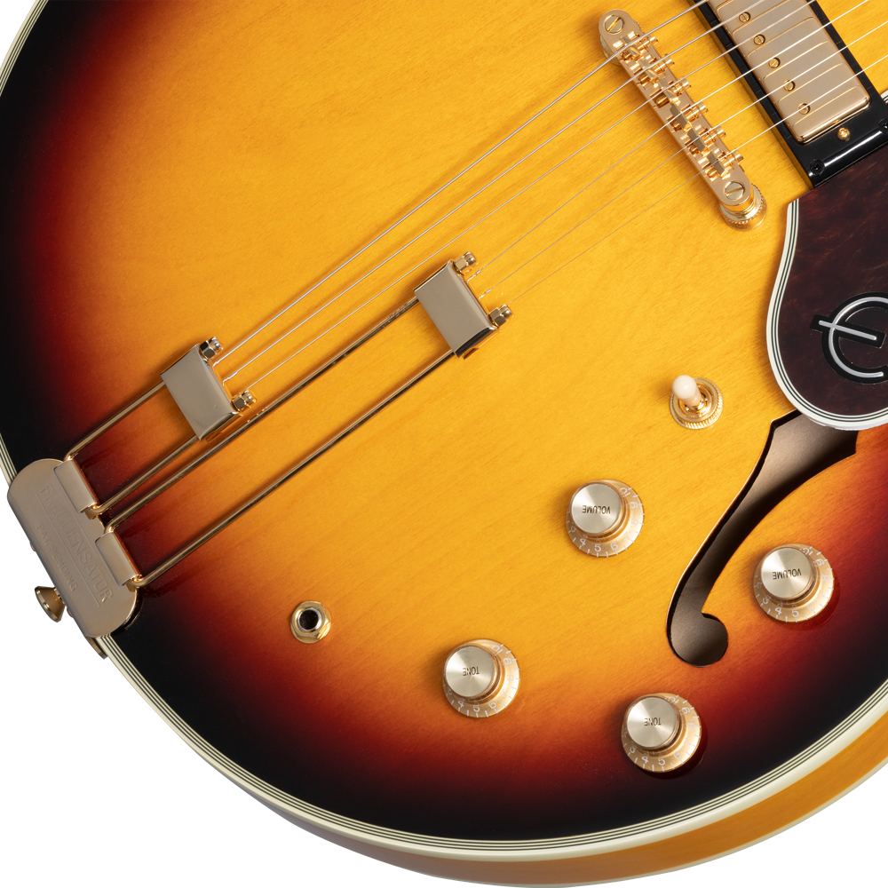Epiphone エピフォン Sheraton Vintage Sunburst エレキギター ポット画像